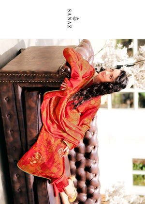 Sanaz Moonlit Viscose Katan Silk Dress Material