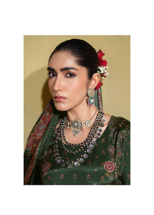 Sanaz Naqsh Viscose Muslin Designer Dress Material - Amrah Wholesale
