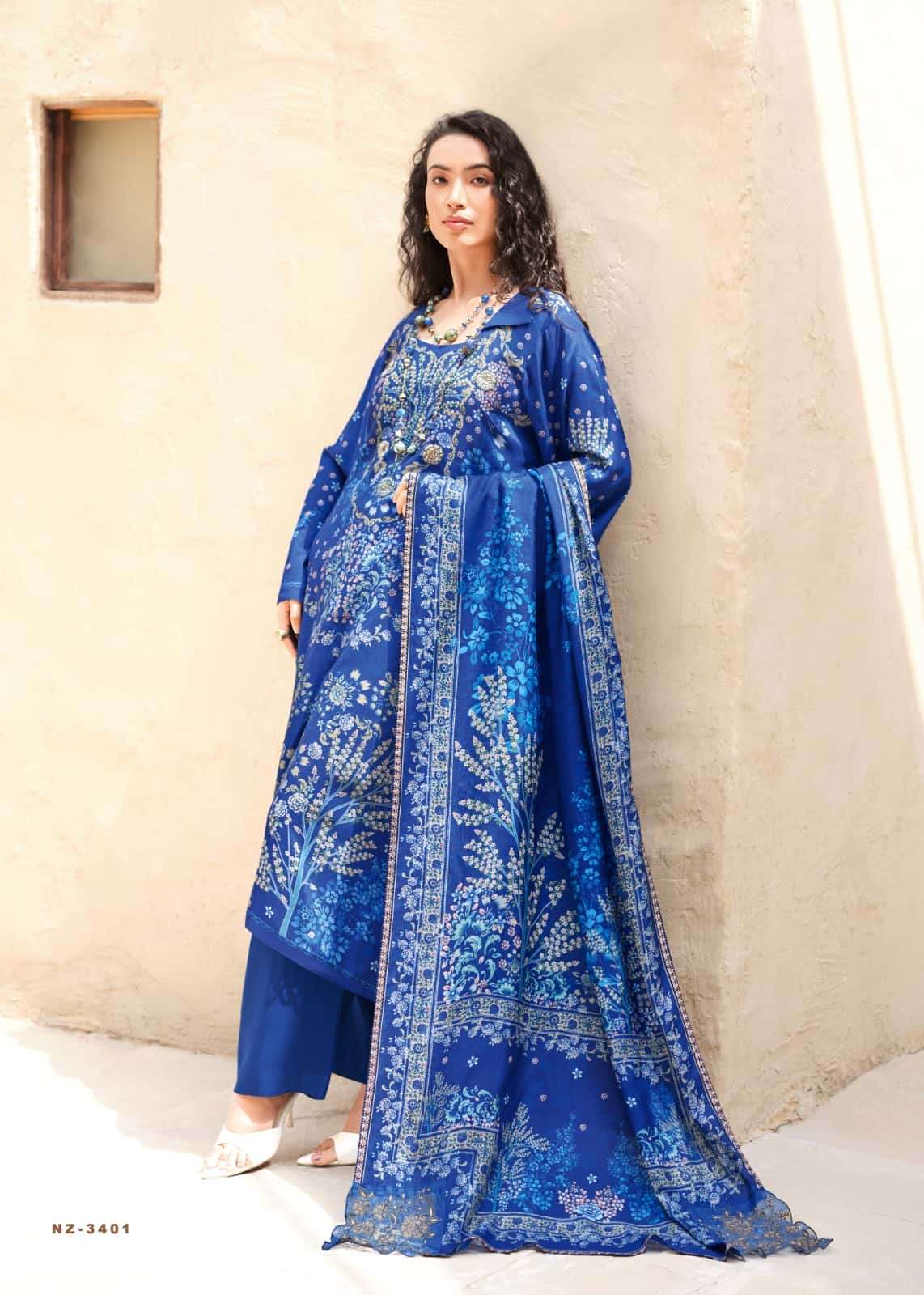Sanaz Nazaara Viscose Muslin Dress Material