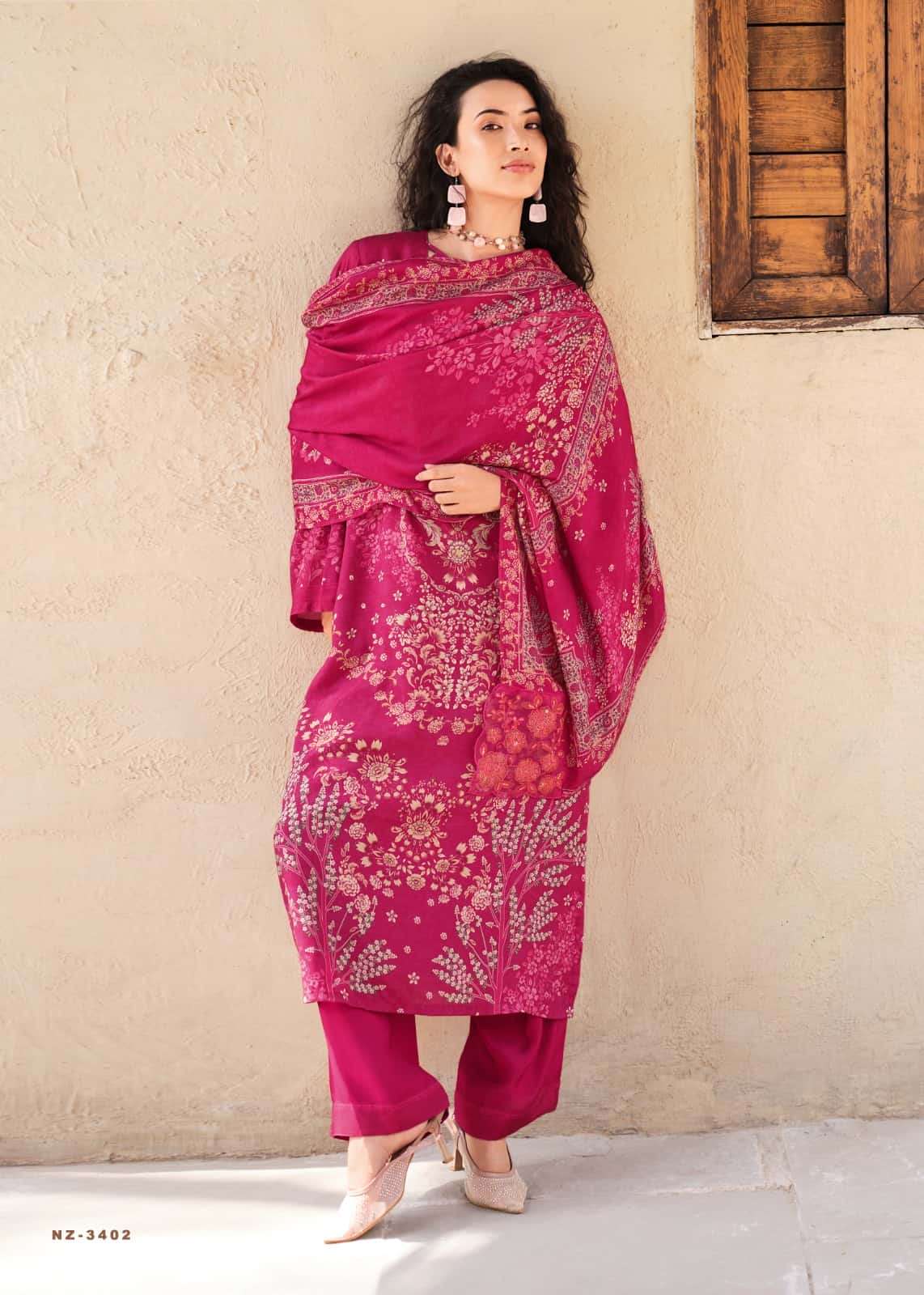 Sanaz Nazaara Viscose Muslin Dress Material
