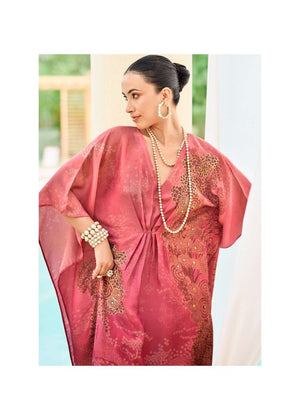 Sanaz Nooraya Viscose Soft Tissue Antique Handwork Dress Material