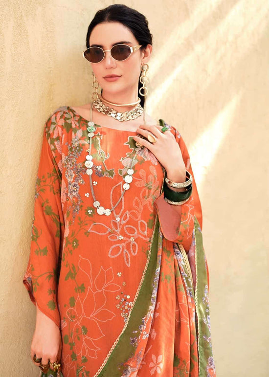 Sanaz Rang Rhapsody Viscose Chinon Dress Material - Amrah Wholesale