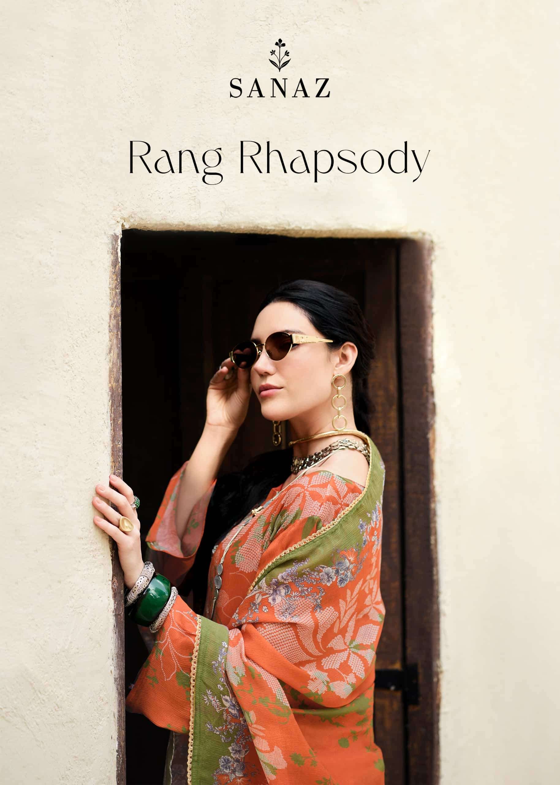 Sanaz Rang Rhapsody Viscose Chinon Dress Material