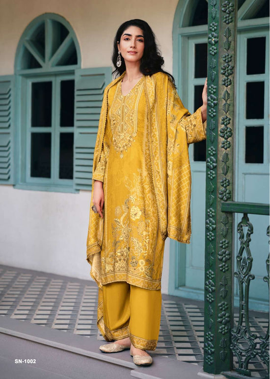 Sanaz Saanjh Viscose Pashmina Digital Printed Dress Material