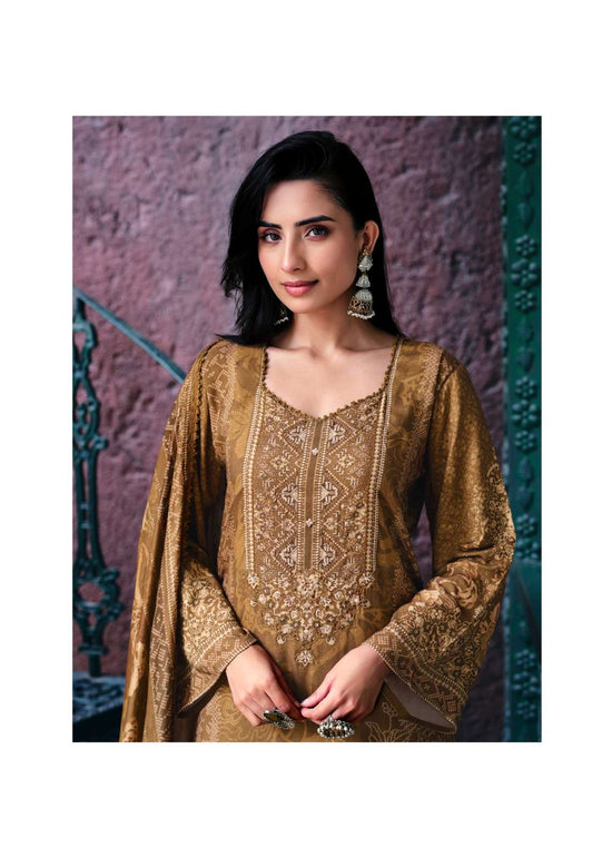 Sanaz Saanjh Viscose Pashmina Digital Printed Dress Material