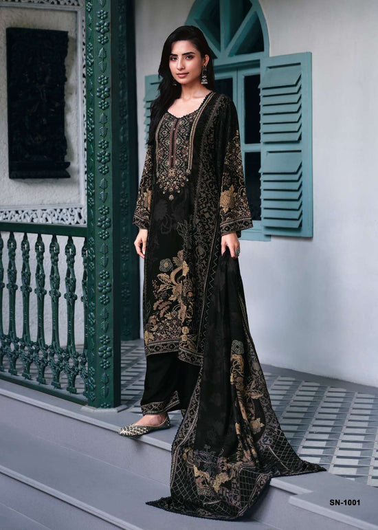 Sanaz Saanjh Viscose Pashmina Digital Printed Dress Material