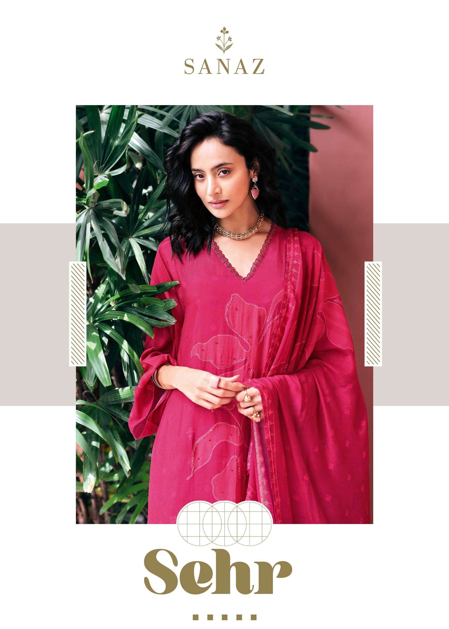 Sanaz Sehr Viscose Muslin Dress Material