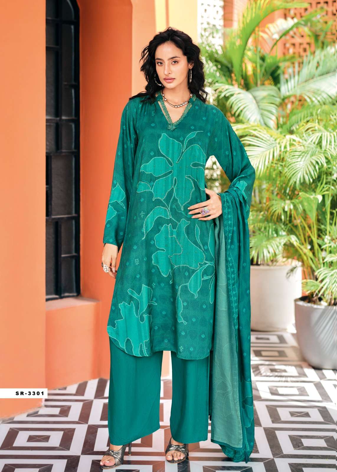 Sanaz Sehr Viscose Muslin Dress Material