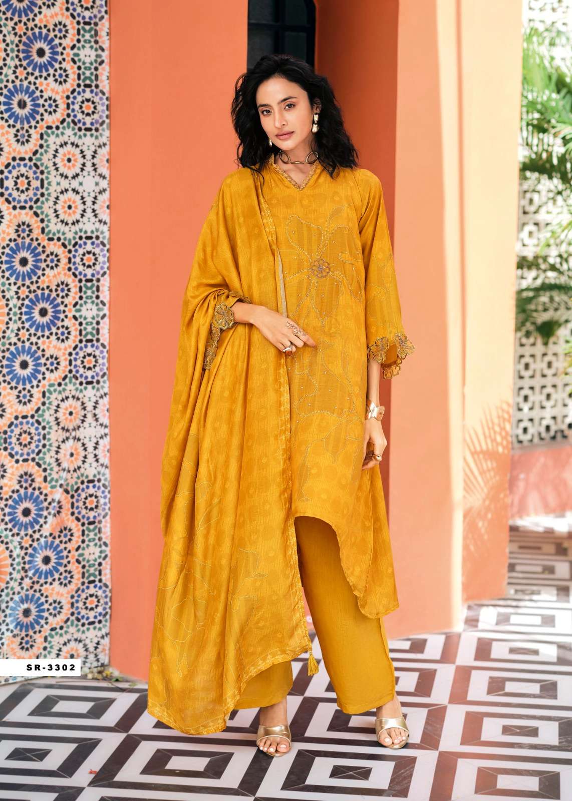 Sanaz Sehr Viscose Muslin Dress Material