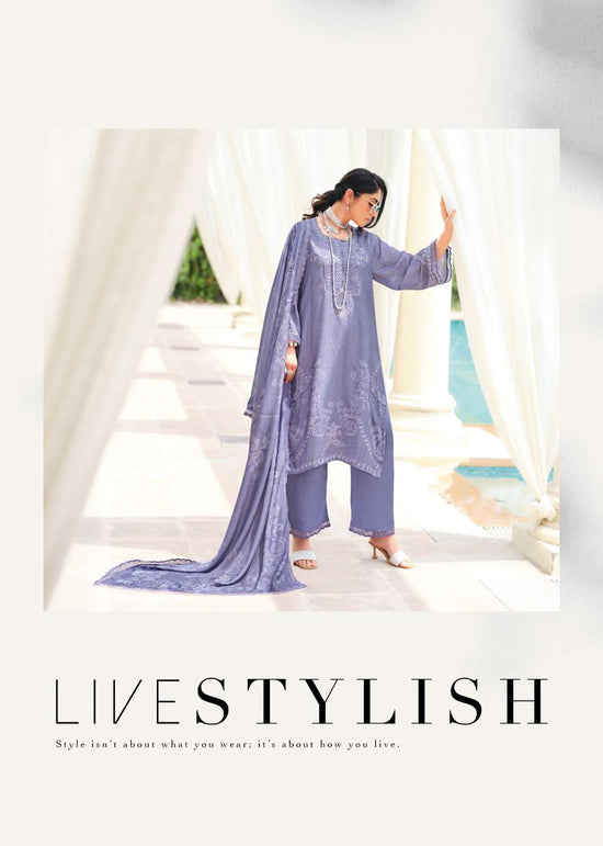 Sanaz Sitara Viscose Muslin Designer Salwar Kameez - Amrah Wholesale