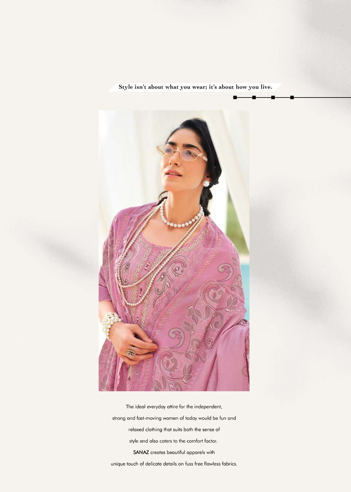 Sanaz Sitara Viscose Muslin Designer Salwar Kameez - Amrah Wholesale