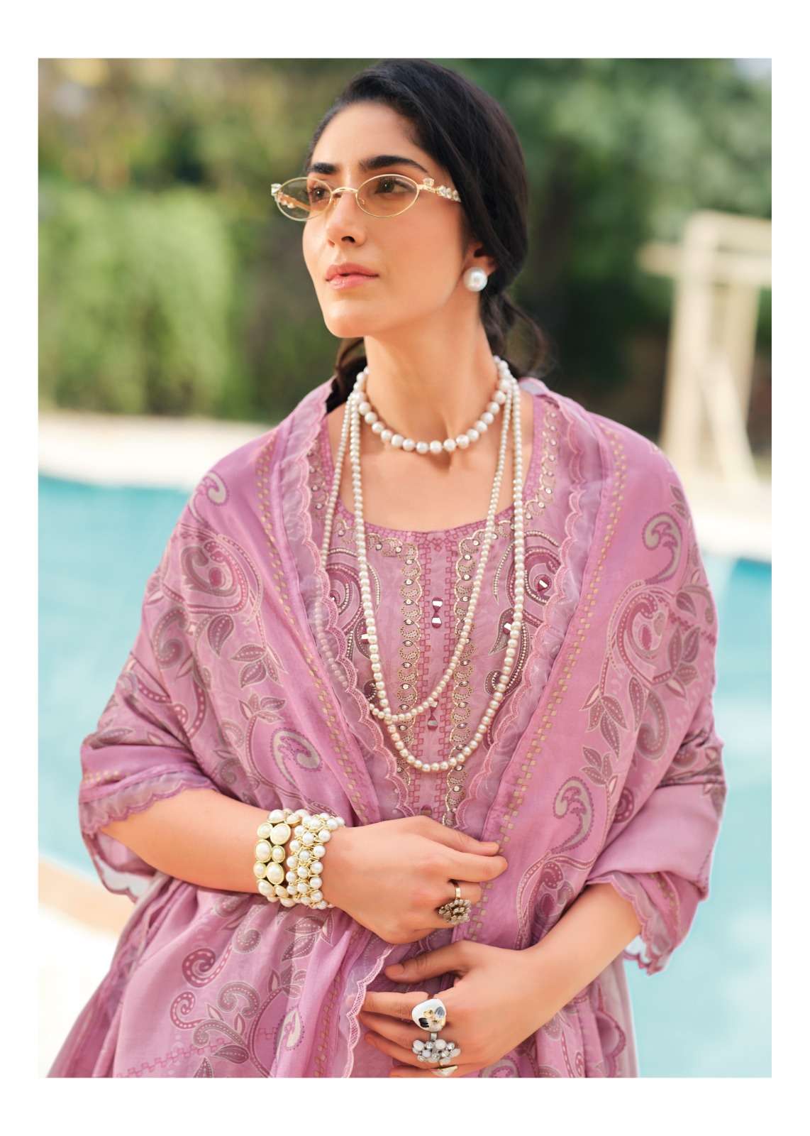 Sanaz Sitara Viscose Muslin Designer Salwar Kameez - Amrah Wholesale