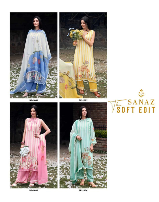 Sanaz The Soft Edit Viscose Mul Cotton Pakistani Suit - Amrah Wholesale