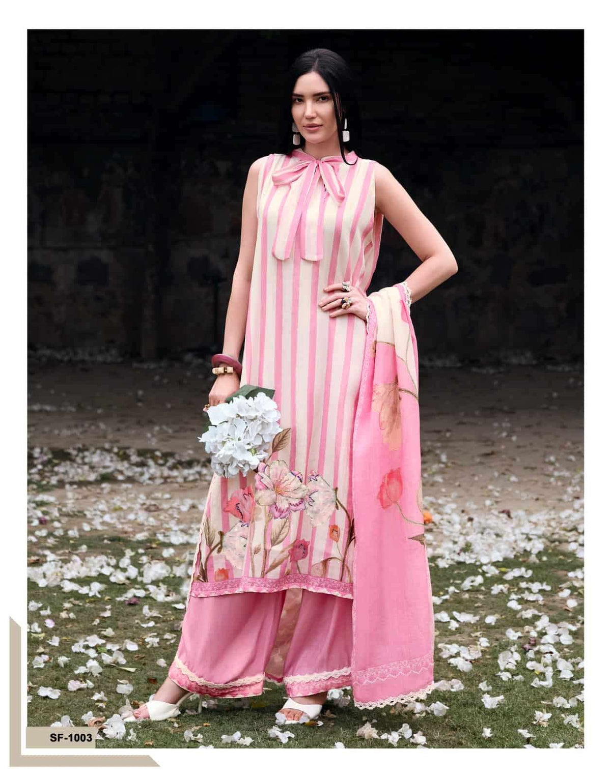 Sanaz The Soft Edit Viscose Mul Cotton Pakistani Suit - Amrah Wholesale