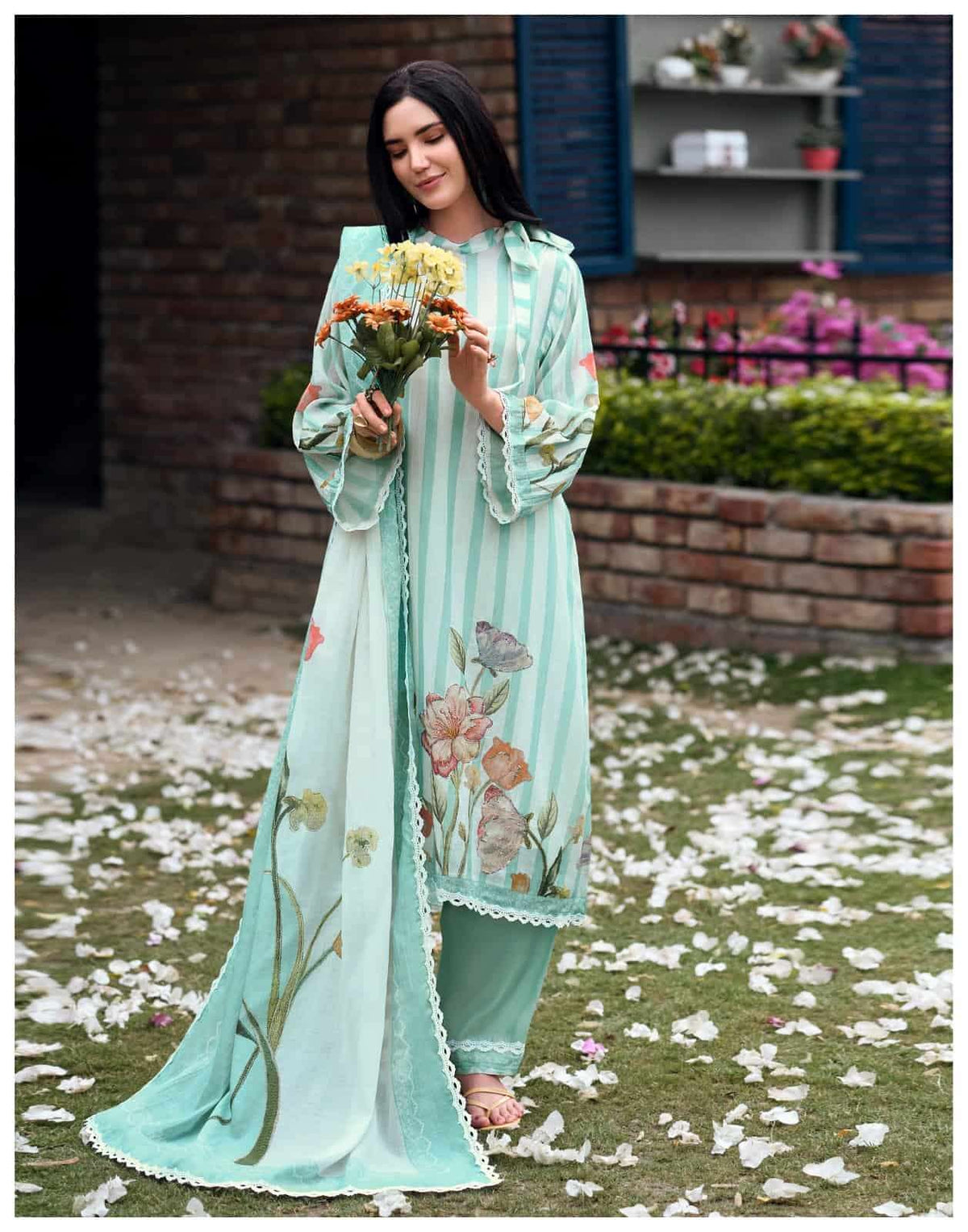 Sanaz The Soft Edit Viscose Mul Cotton Pakistani Suit - Amrah Wholesale