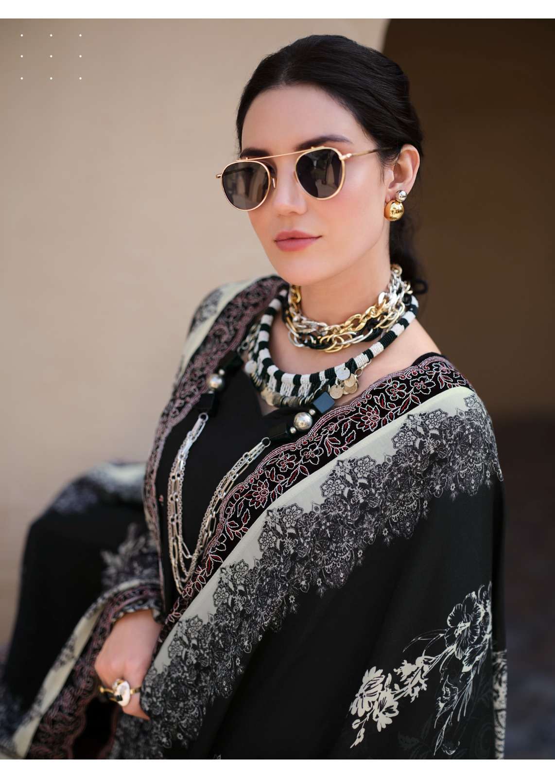 Sanaz Twin Muse Viscose Digital Print Dress Material - Amrah Wholesale