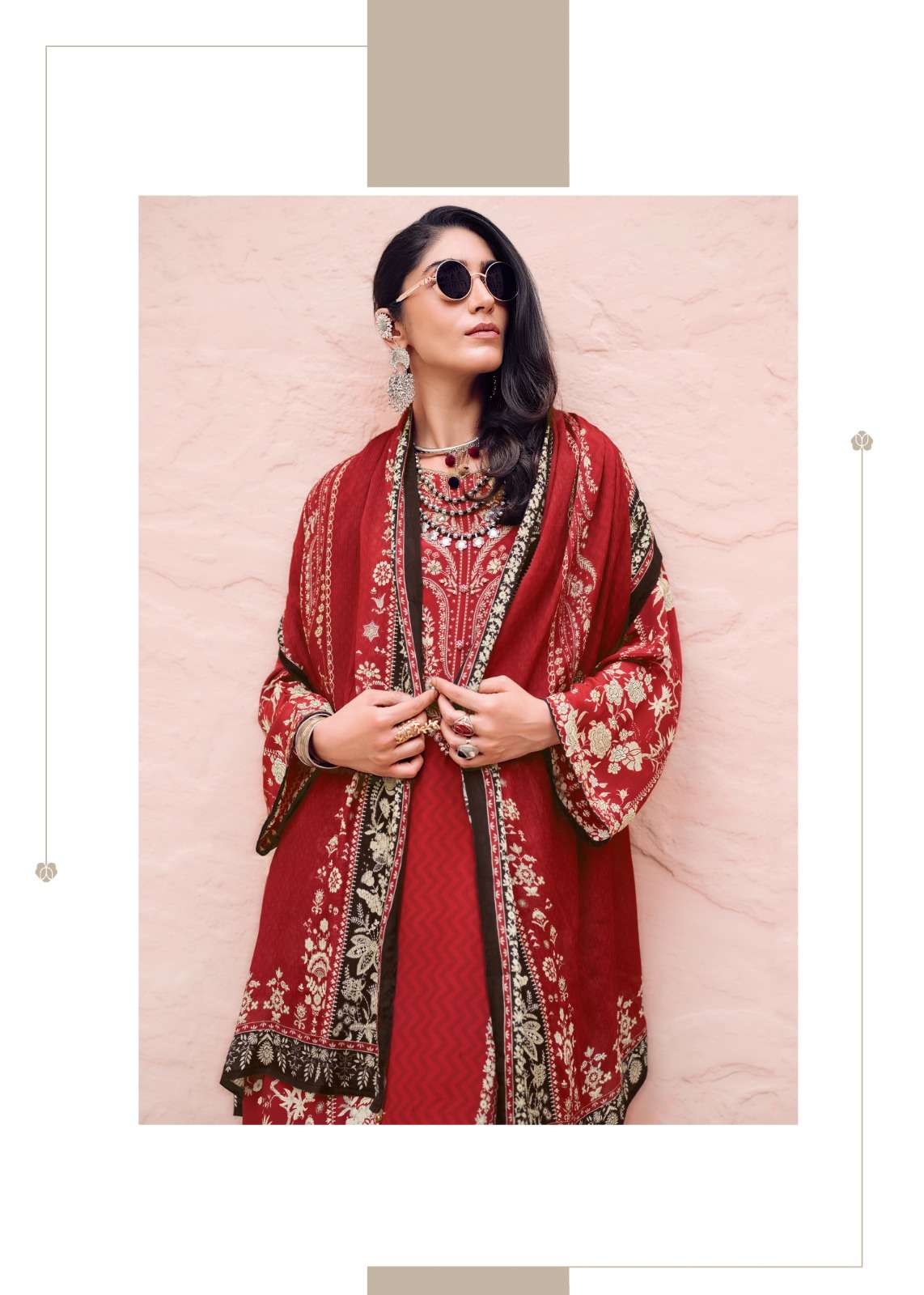 Sanaz Zareen Viscose Crape Digital Printed Pakistani Suit