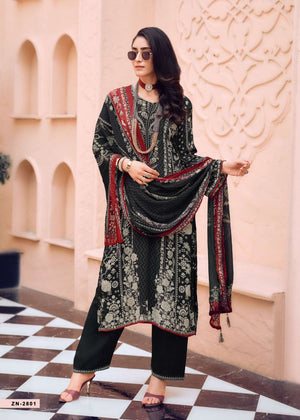Sanaz Zareen Viscose Crape Digital Printed Pakistani Suit