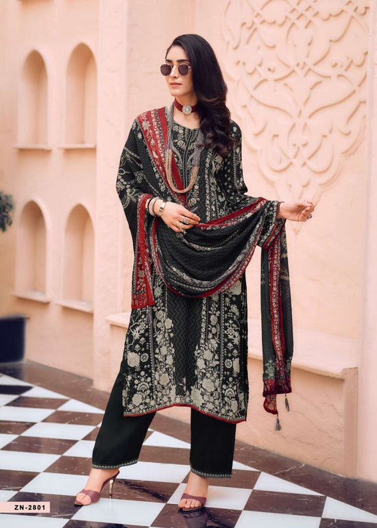 Sanaz Zareen Viscose Crape Digital Printed Pakistani Suit