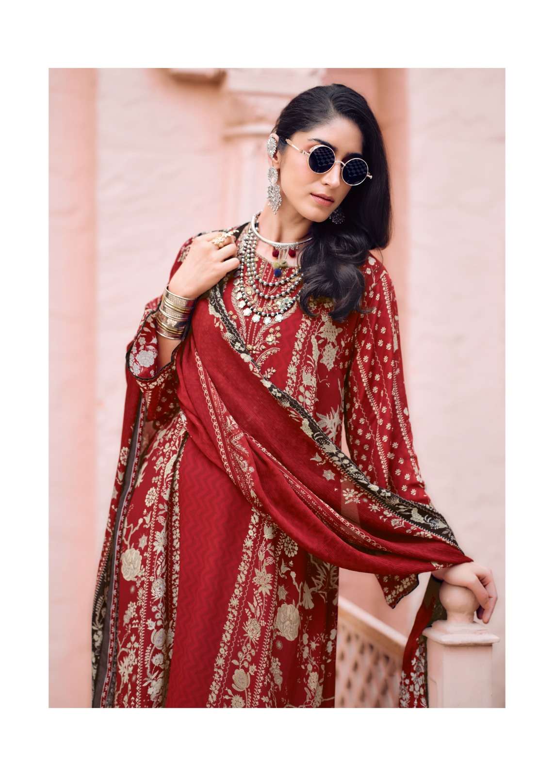 Sanaz Zareen Viscose Crape Digital Printed Pakistani Suit
