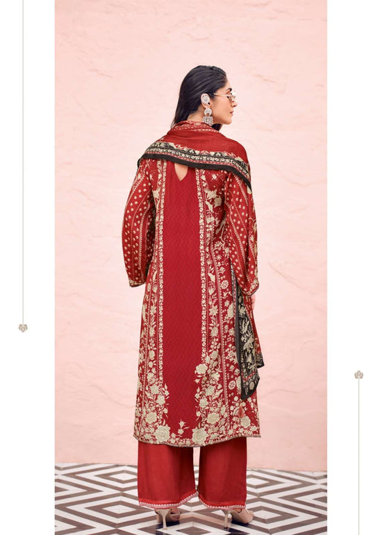 Sanaz Zareen Viscose Crape Digital Printed Pakistani Suit