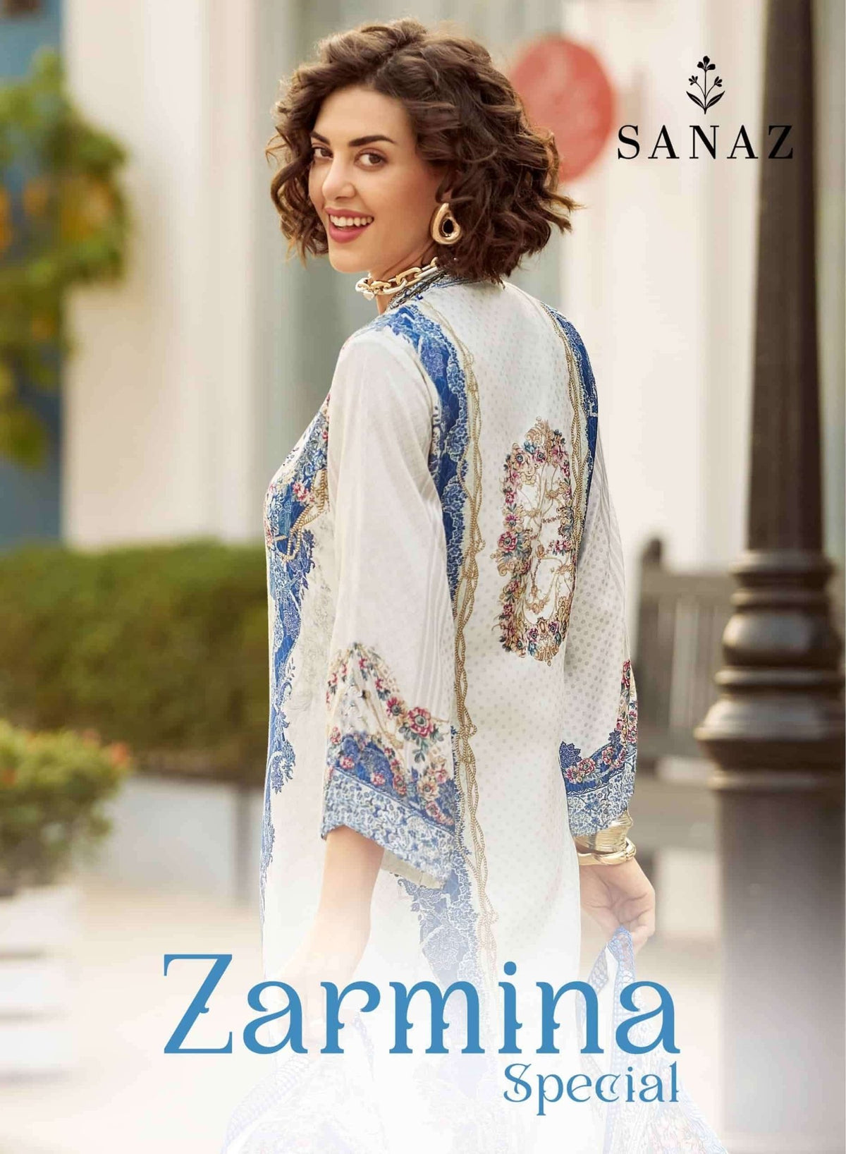 Sanaz Zarmina Special Viscose Muslin Pakistani Suit - Amrah Wholesale
