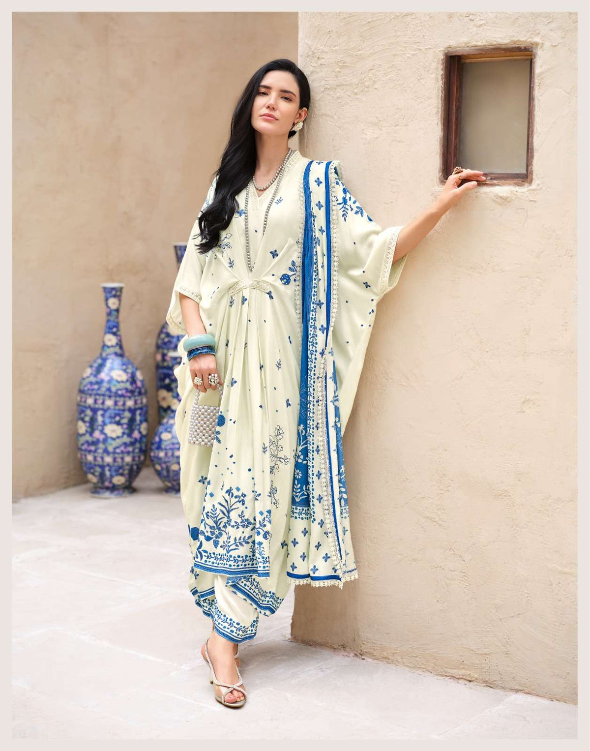 Sanaz Zarqash Digital Printed Muslin Salwar Suit - Amrah Wholesale