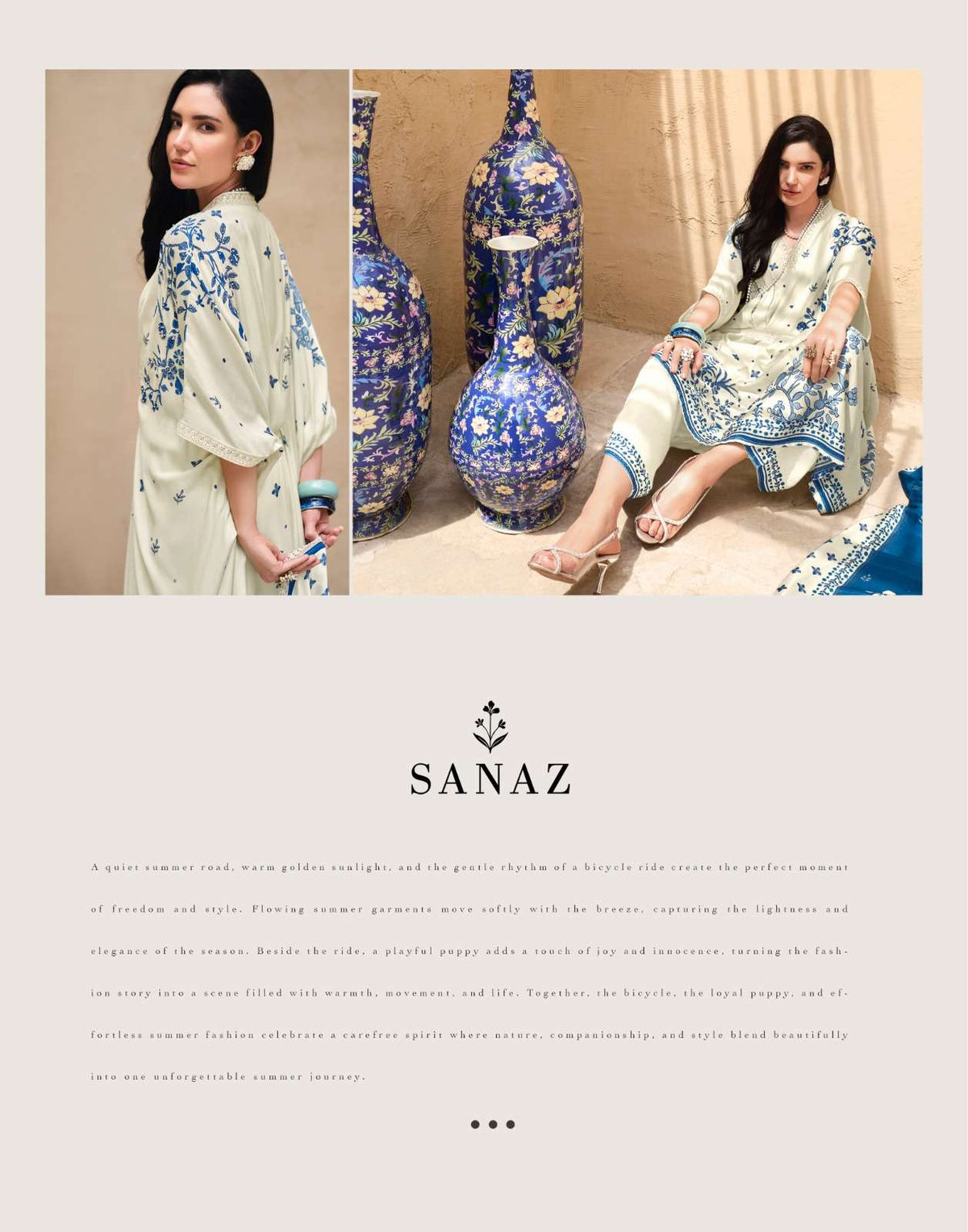 Sanaz Zarqash Digital Printed Muslin Salwar Suit