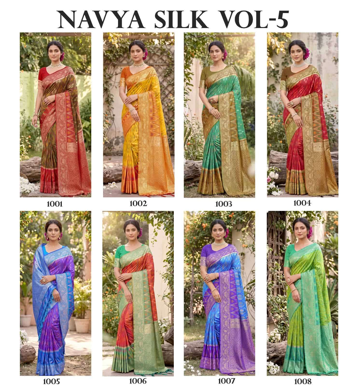 Sangam Saree Navya Silk Vol 5 Soft Silk Saree