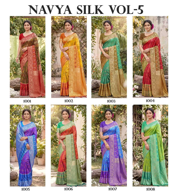 Sangam Saree Navya Silk Vol 5 Soft Silk Saree