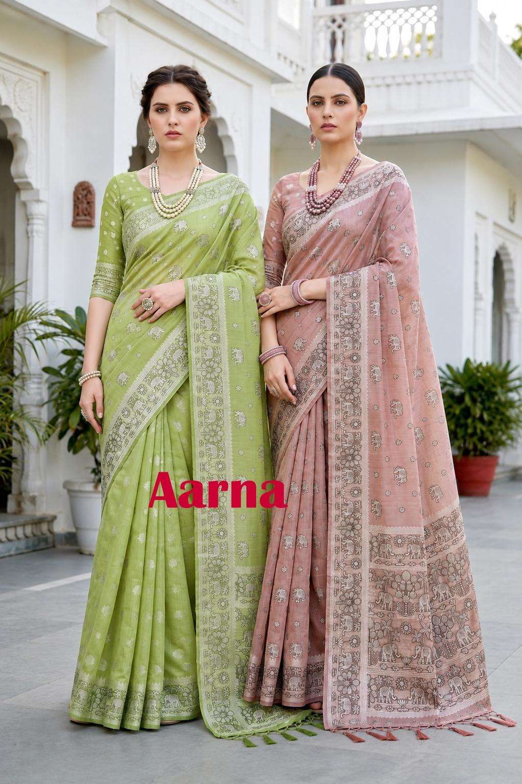 Sangam Saree Aarna Cotton Cotton Saree Collection - Amrah Wholesale