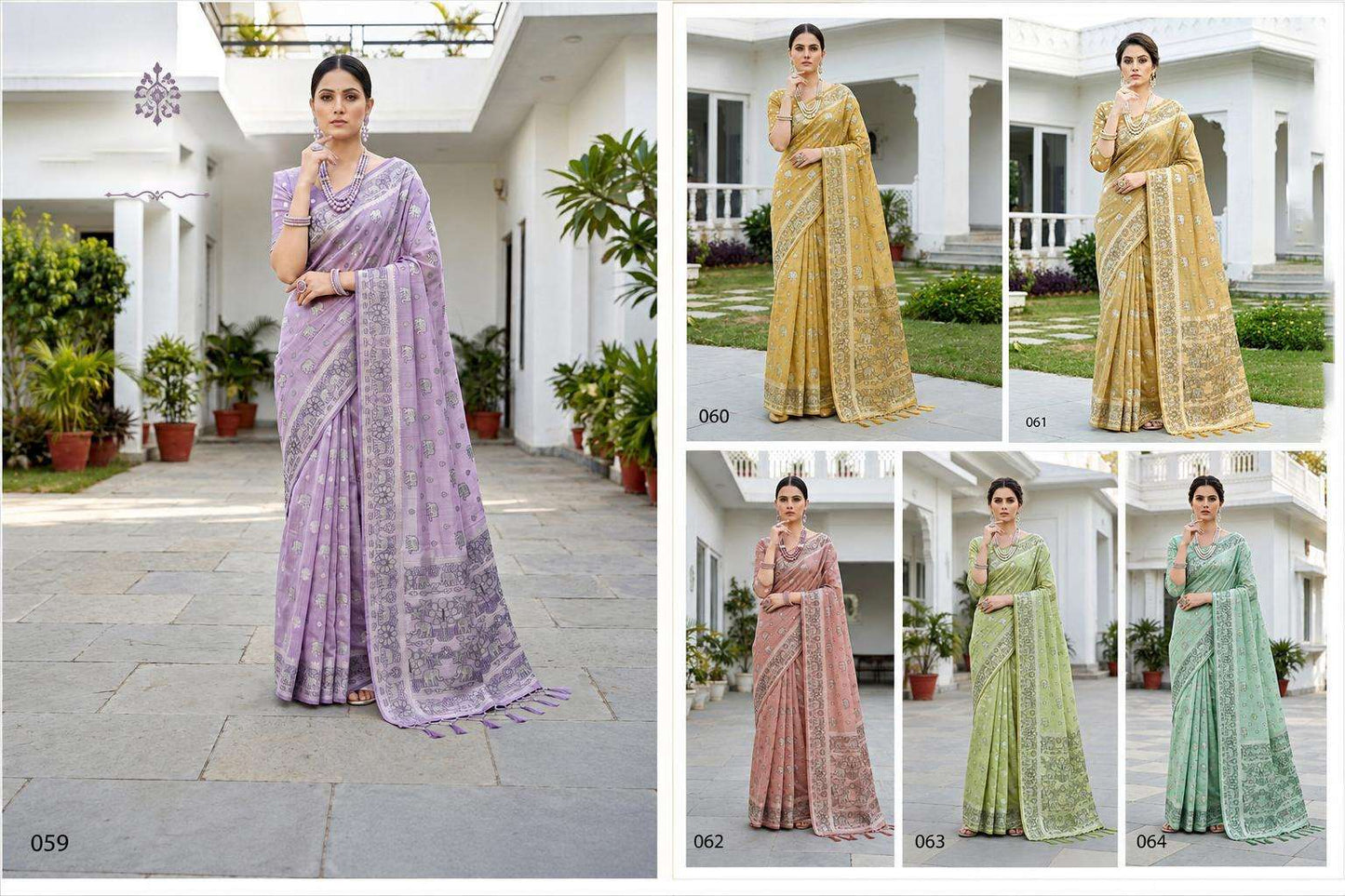 Sangam Saree Aarna Cotton Cotton Saree Collection - Amrah Wholesale