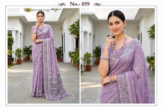 Sangam Saree Aarna Cotton Cotton Saree Collection - Amrah Wholesale