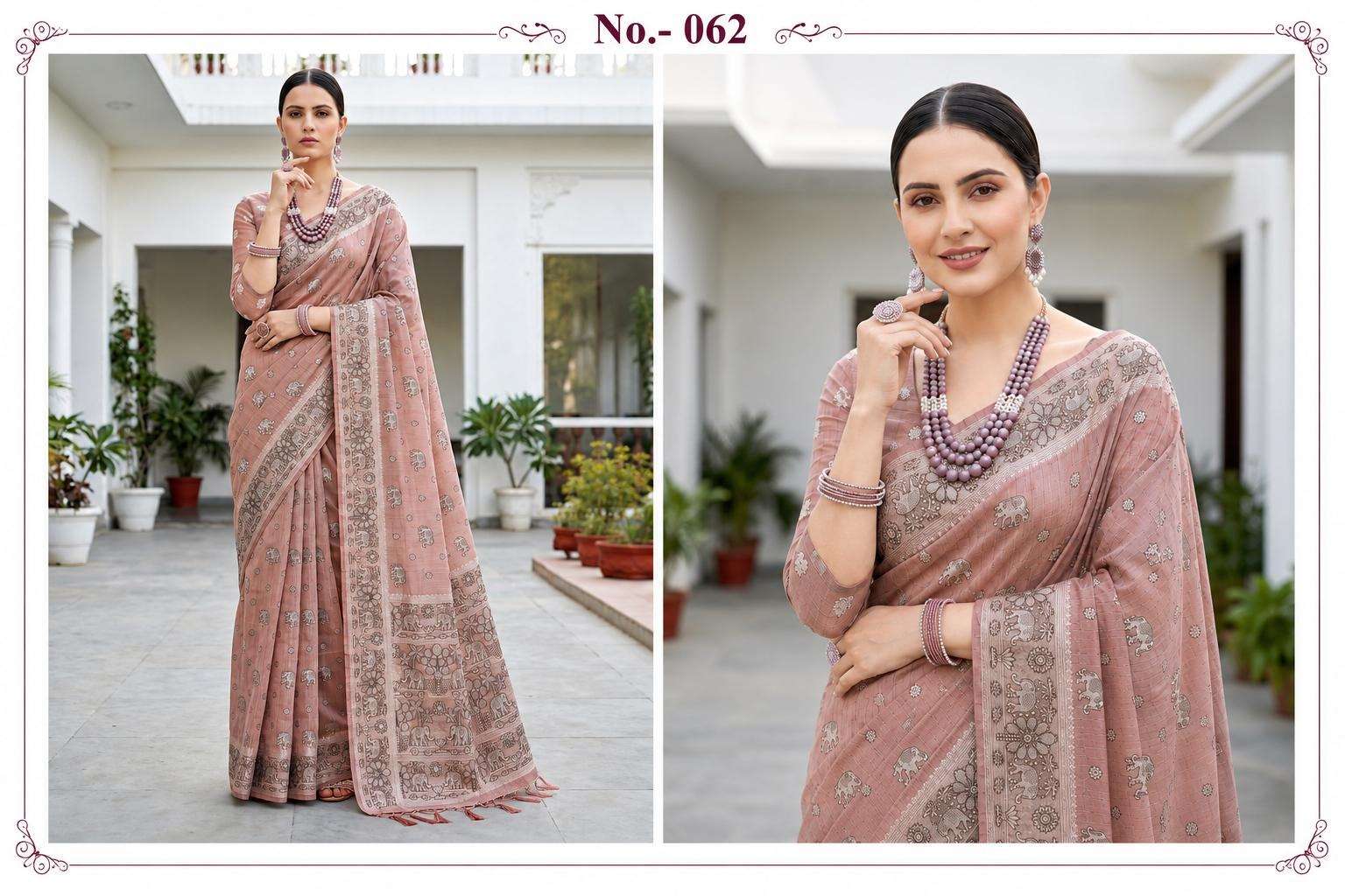 Sangam Saree Aarna Cotton Cotton Saree Collection - Amrah Wholesale