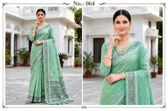 Sangam Saree Aarna Cotton Cotton Saree Collection - Amrah Wholesale