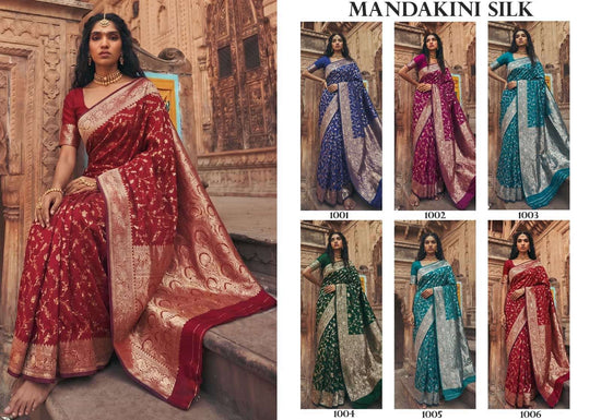 Sangam Saree Mandakini Art Silk Saree - Amrah Wholesale