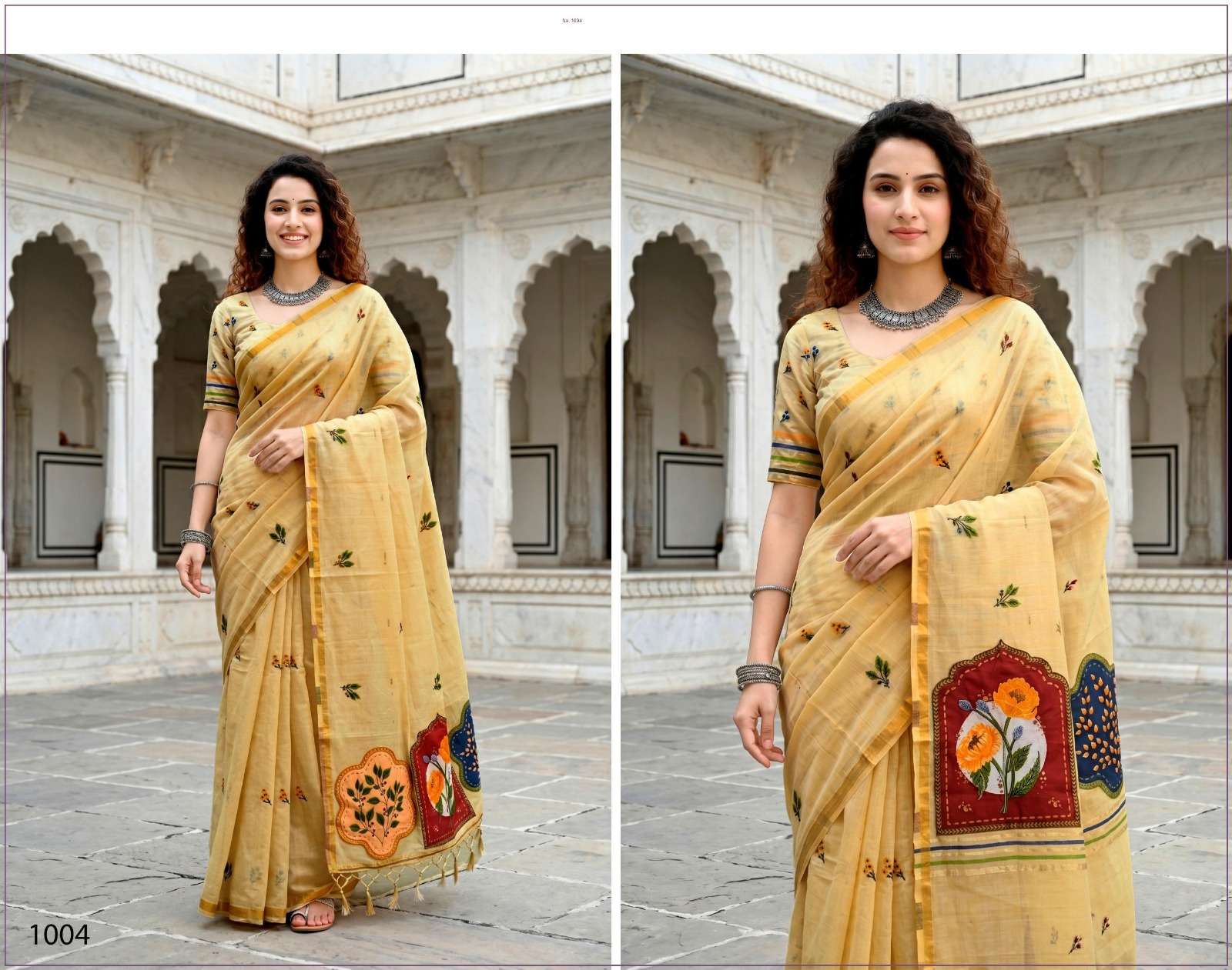 Sangam Saree Mridula Cotton Cotton Saree Collection - Amrah Wholesale