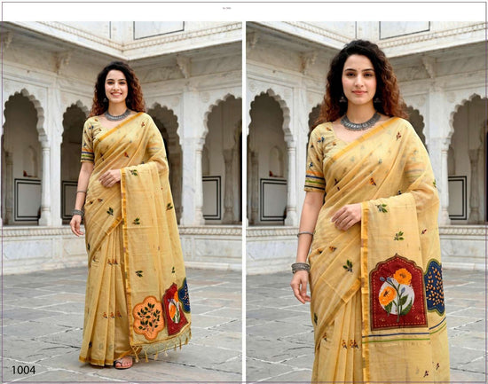 Sangam Saree Mridula Cotton Cotton Saree Collection - Amrah Wholesale