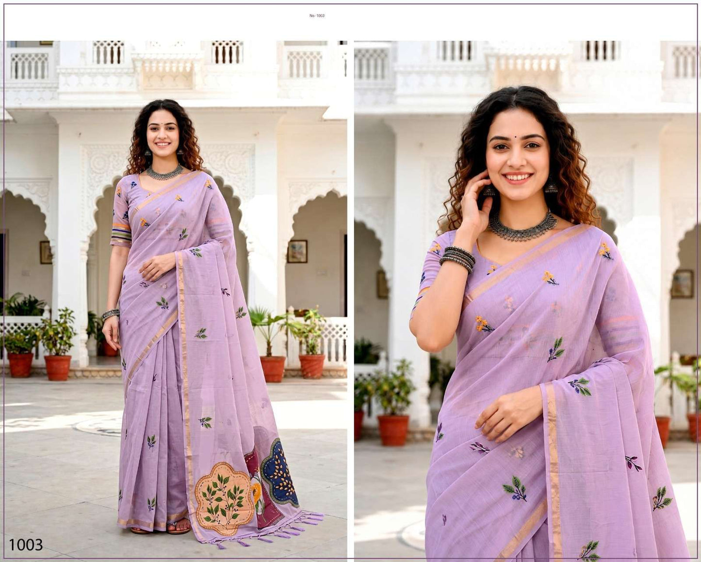 Sangam Saree Mridula Cotton Cotton Saree Collection - Amrah Wholesale
