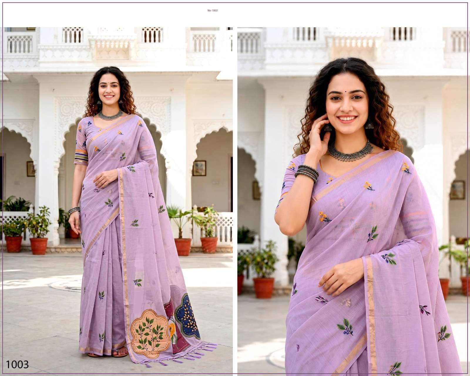 Sangam Saree Mridula Cotton Cotton Saree Collection - Amrah Wholesale