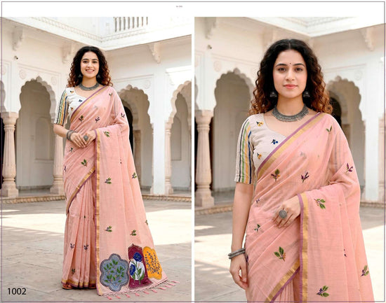 Sangam Saree Mridula Cotton Cotton Saree Collection - Amrah Wholesale