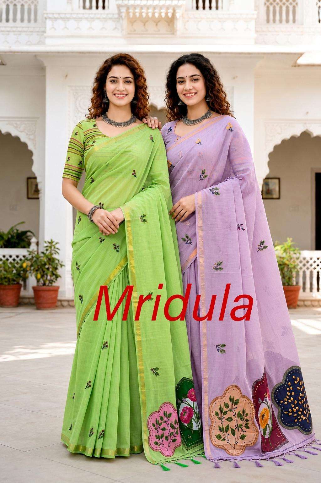 Sangam Saree Mridula Cotton Cotton Saree Collection - Amrah Wholesale