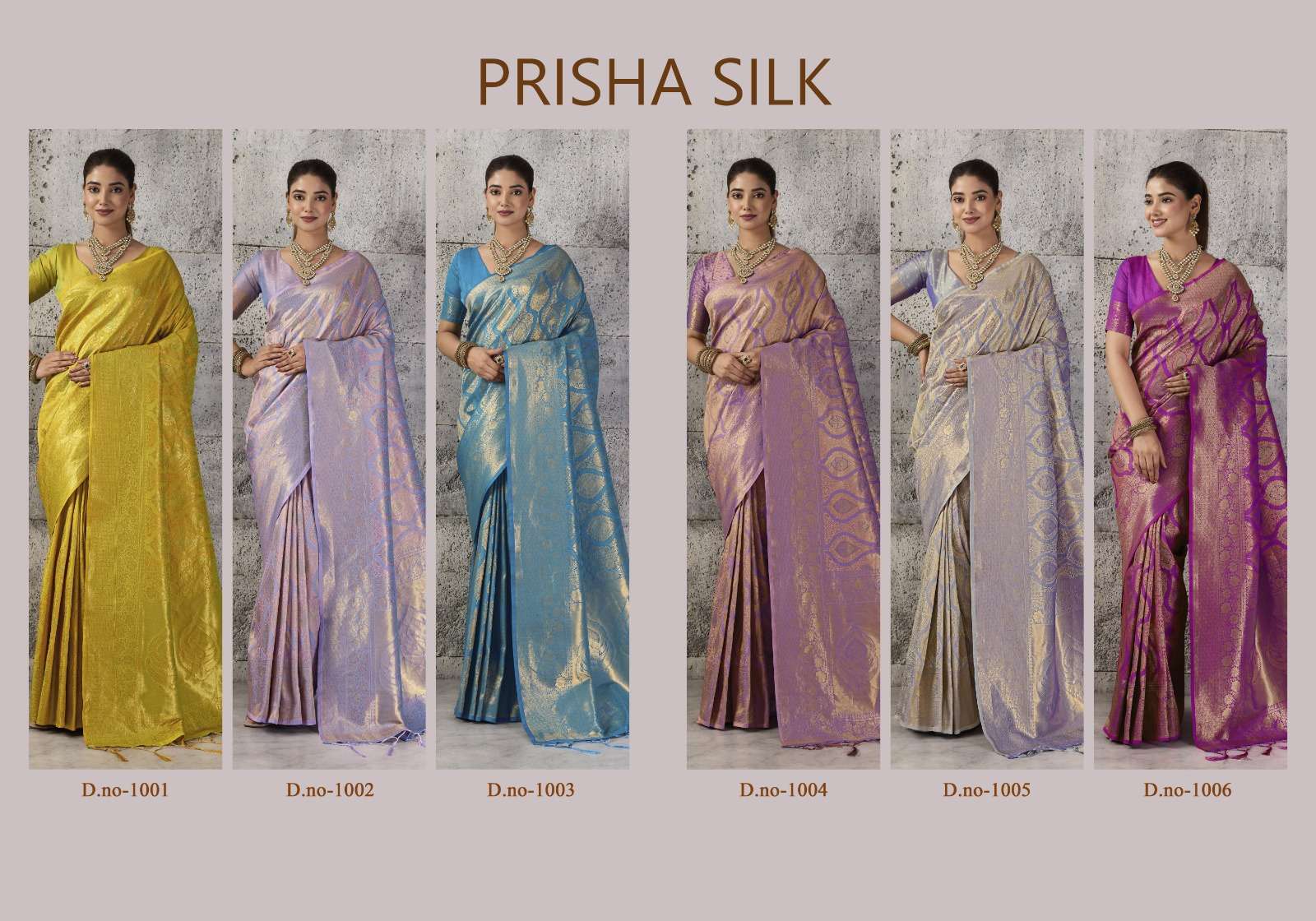 Sangam Saree Prisha Silk Kanjivaram Silk Blend Saree - Amrah Wholesale