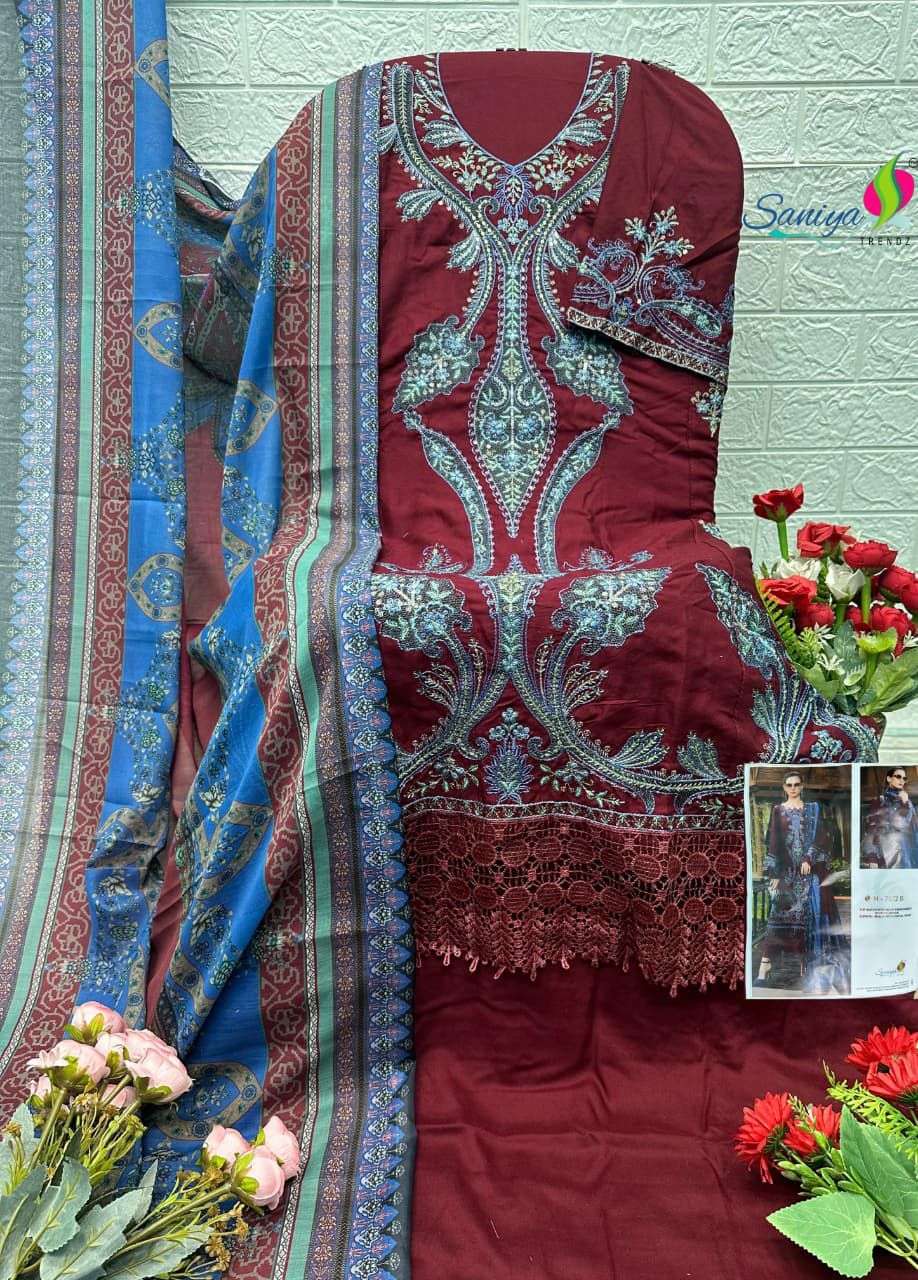 SANIYA TRENDZ 7172 Pakistani Suit Set Wholesale Catalogue - Amrah Wholesale