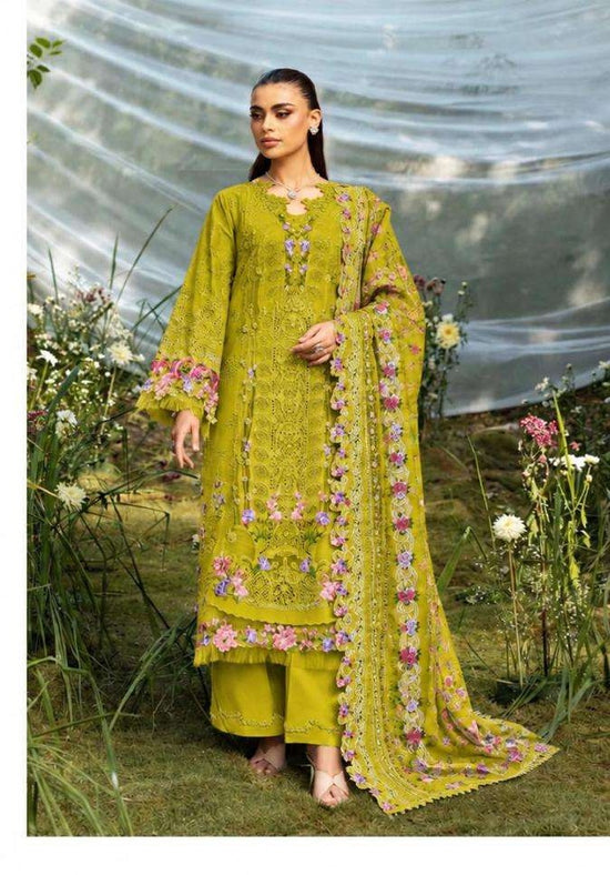 Saniya Trendz 7218 Cotton Chikankari Embroidered Salwar Suit