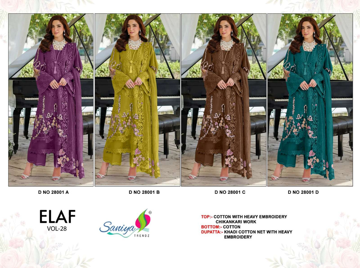 Saniya Trendz Elaf Vol - 28 - Amrah Wholesale