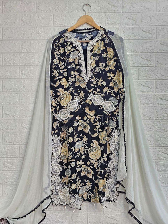 Saniya Trendz Gul Ahmad Vol-2 Rayon Readymade Pakistani Suit Set