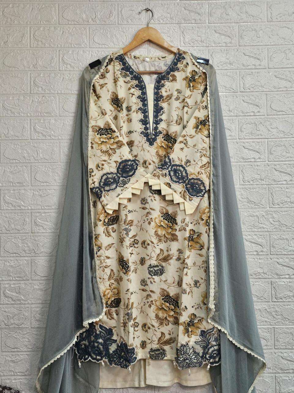 Saniya Trendz Gul Ahmad Vol-2 Rayon Readymade Pakistani Suit Set