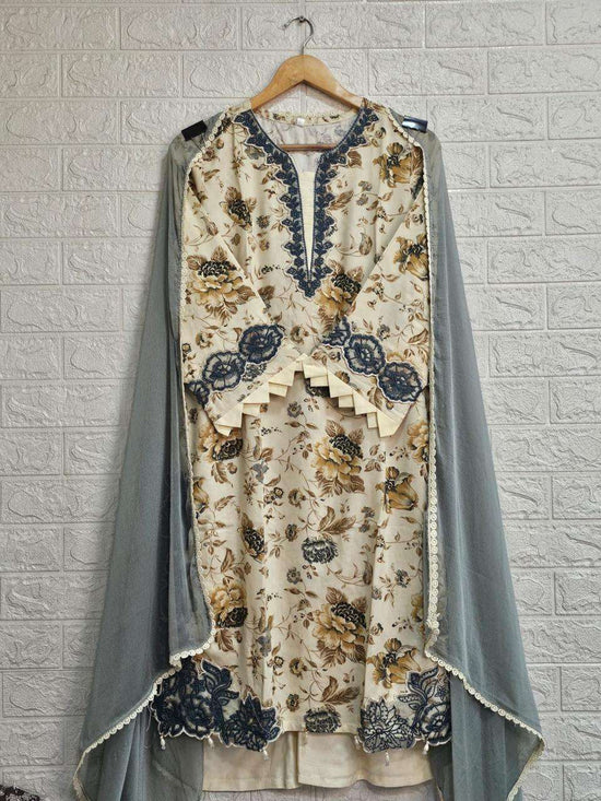 Saniya Trendz Gul Ahmad Vol-2 Rayon Readymade Pakistani Suit Set