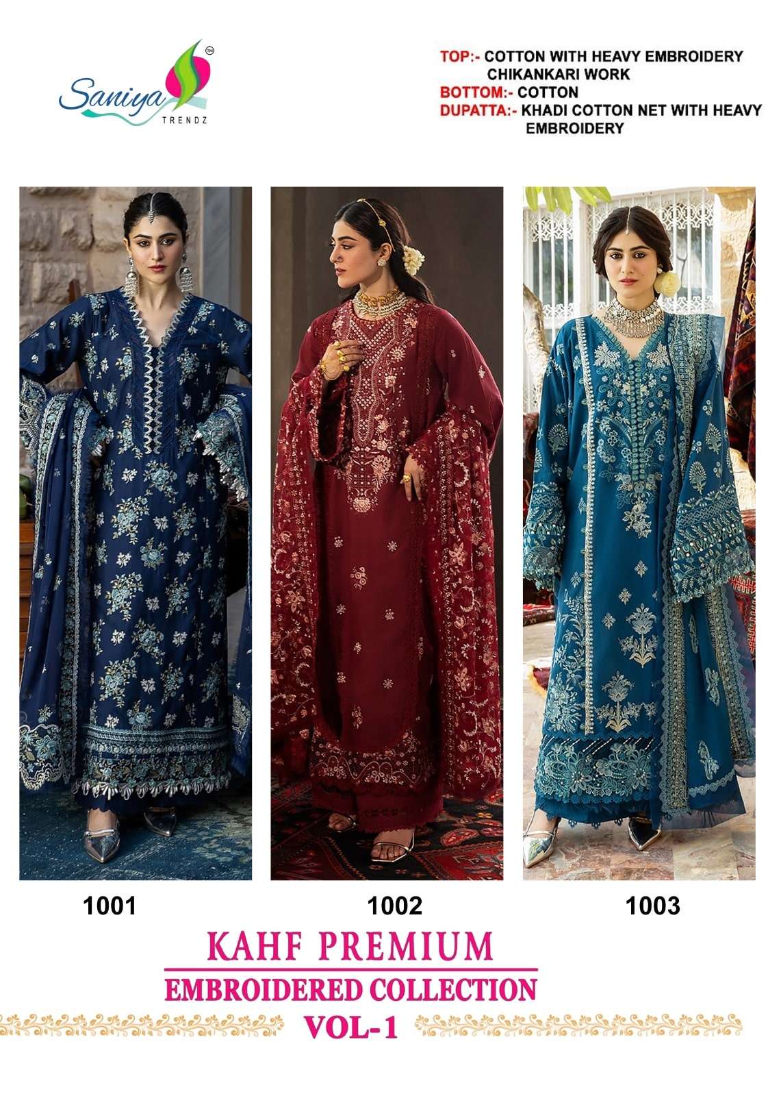 Saniya Trendz Kahf Premium Vol - 01 - Amrah Wholesale